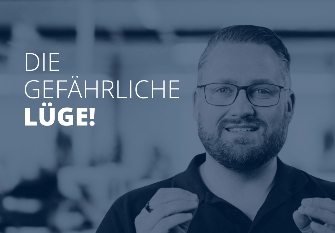 Sven Stopka neben Schriftzug „Die gefährliche Lüge“ zum Thema Einlagensicherung